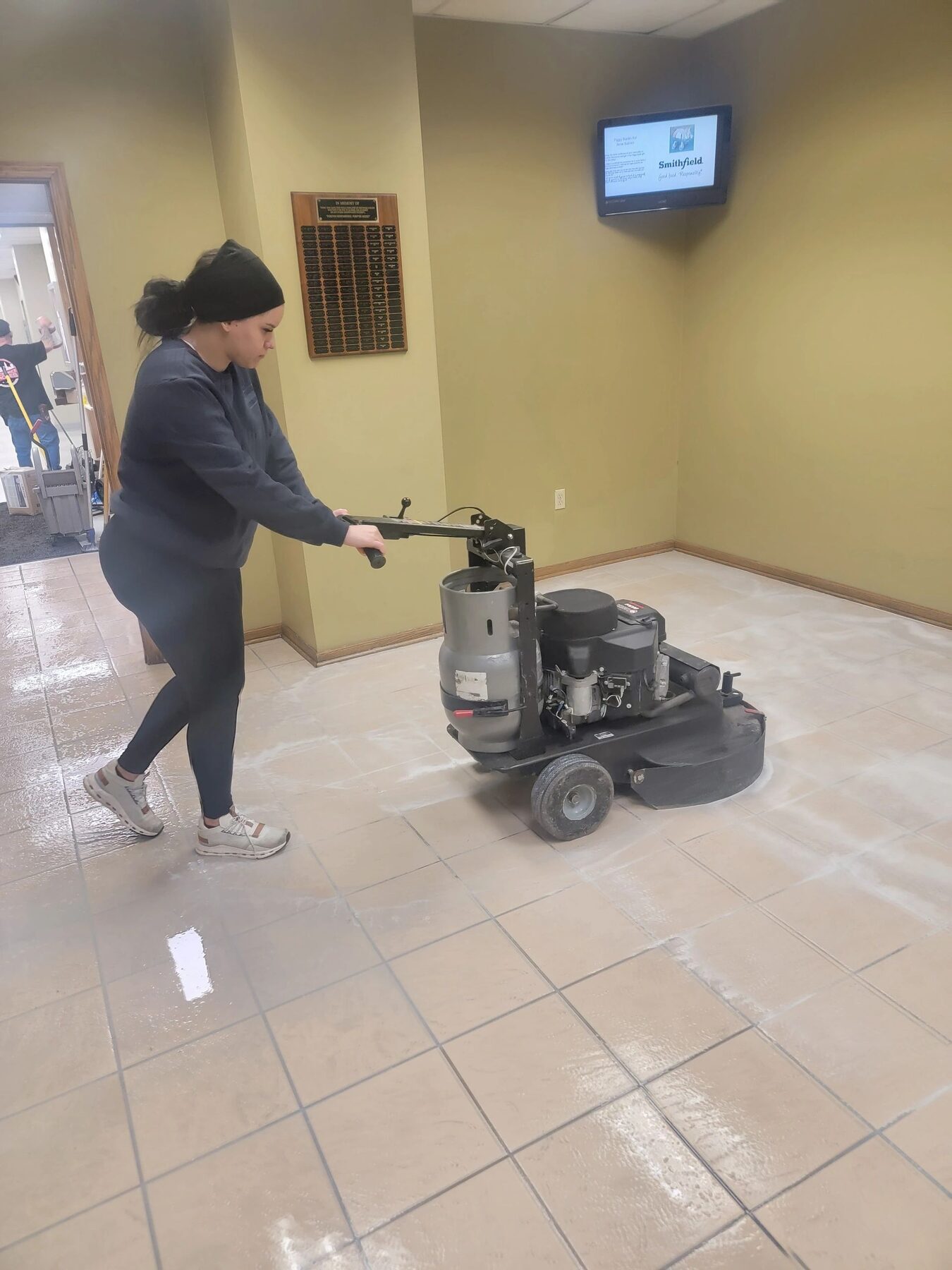 Commercial cleaning work by Lincoln Building Services