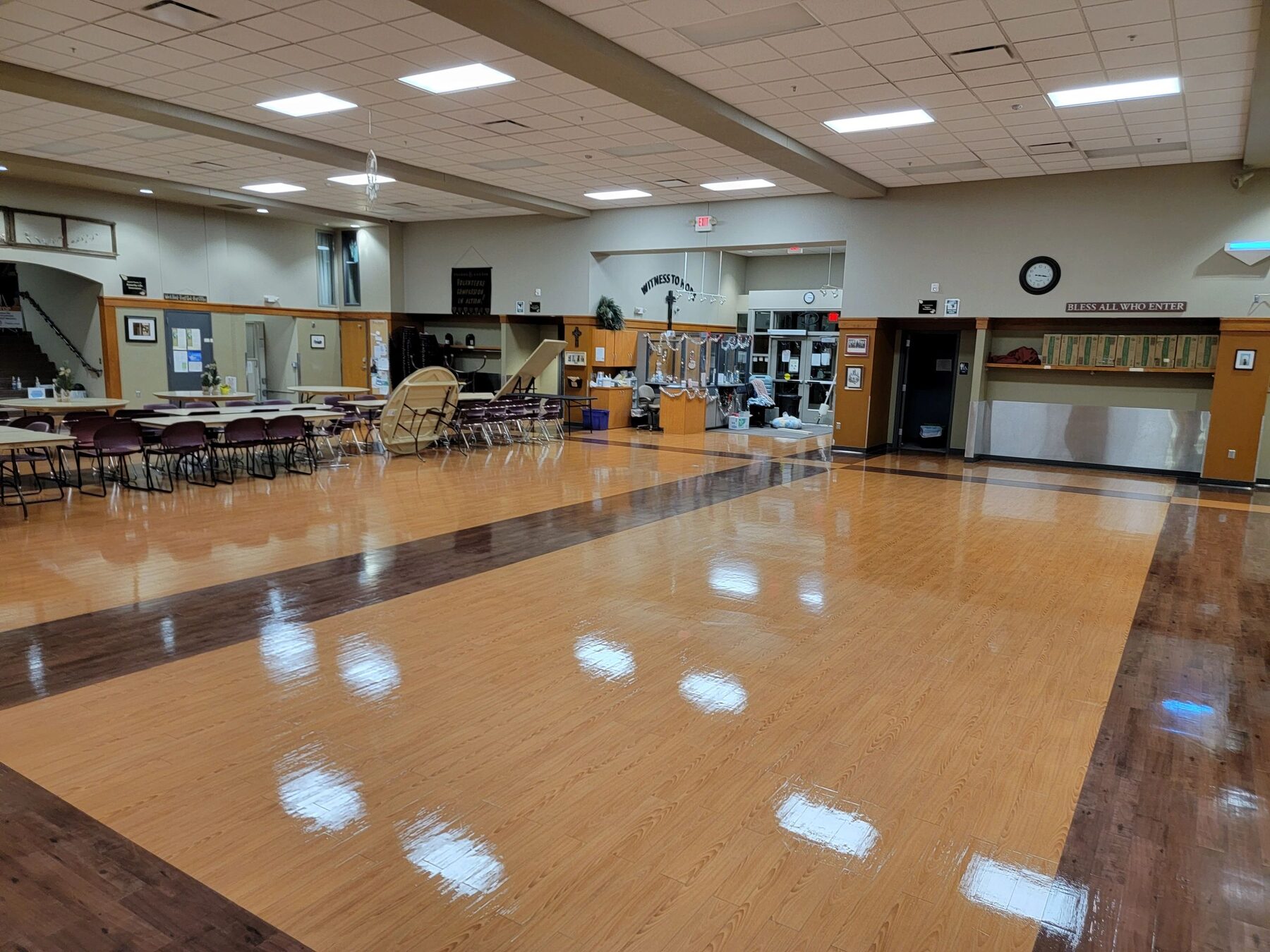 Professionally maintained commercial floor in Lincoln, Nebraska